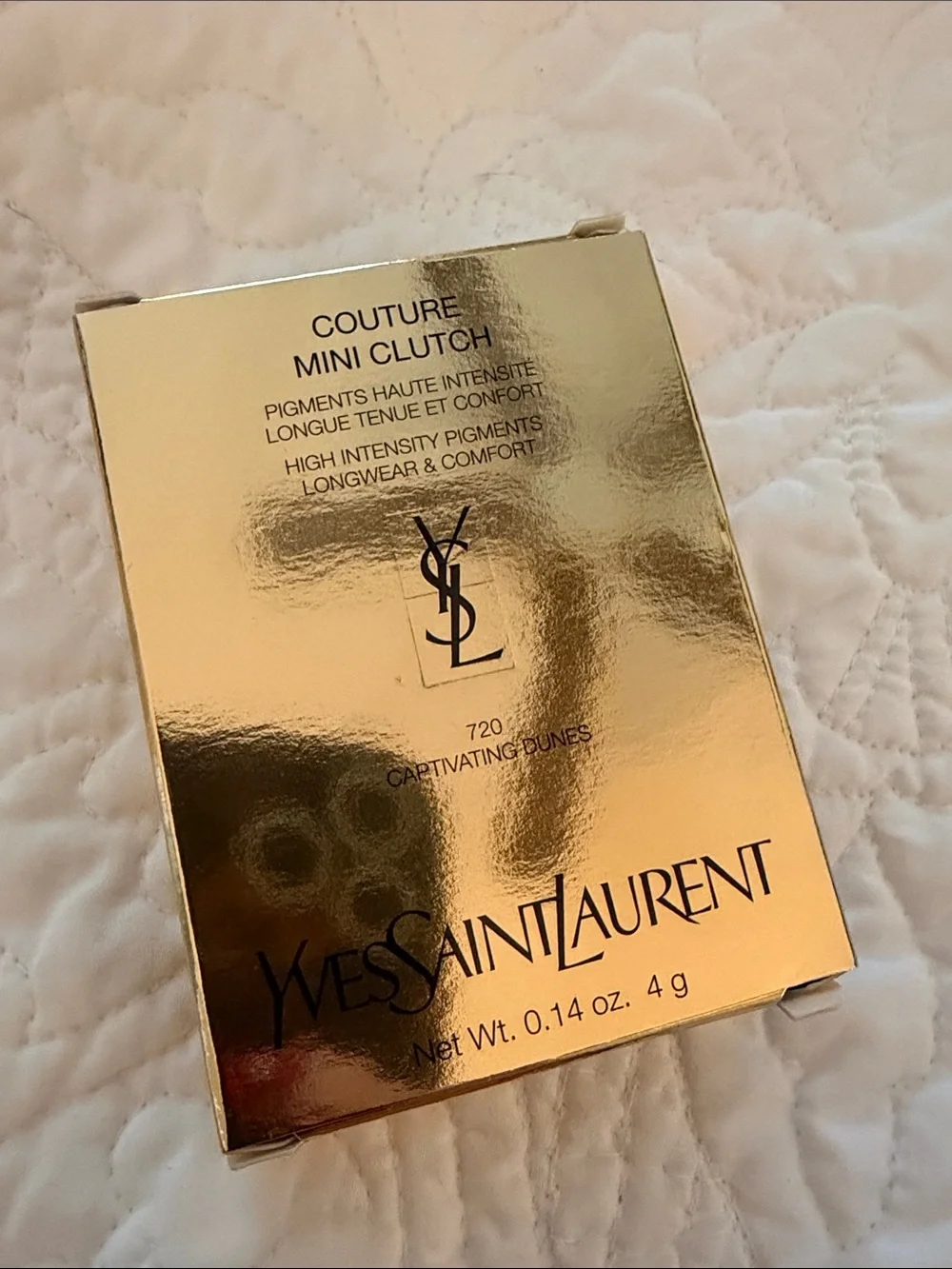Yves Saint Laurent Eyeshadow Quad - Shimmery Champagne, Taupe & Deep Brown